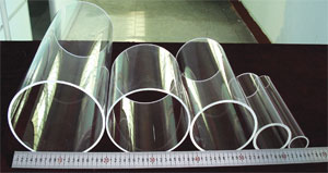 large caliber clear fused quartz tube - XRLCCQ
