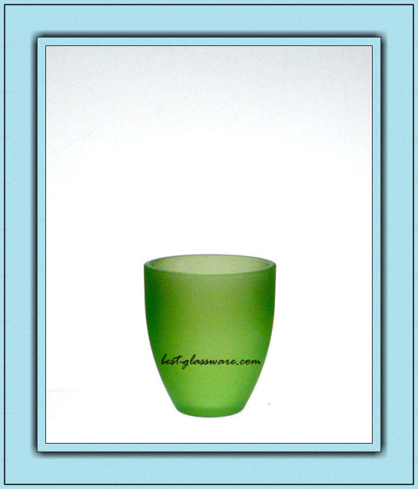 glass cup candle holder - SH13011