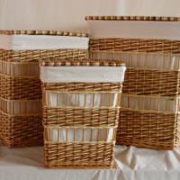 Large picture storage baskets