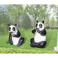 Large picture panda sculpture