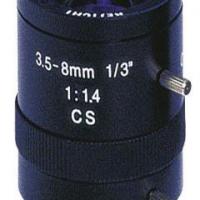 Large picture 3.5-8mm manual iris cctv camera lens