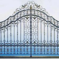 Large picture decorative wrought iron ornamentals