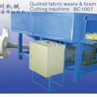 Large picture Quilted fabric waste & foam cutting machine