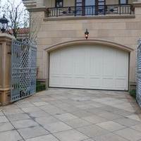 Large picture wood garage door