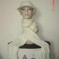 Large picture Cable hat and scarf set
