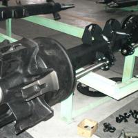 Large picture trailer axle