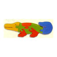 Large picture Wooden Jigsaw Puzzle Crocodile