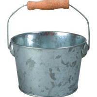 Large picture tin bucket,ice bucket,wine bucket