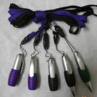 Large picture ballpoint pen with lanyard