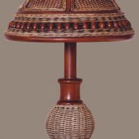 Indoor rattan table lamp