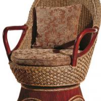 Indoor rattan coffee chair