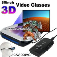 Large picture 80inch 3D video glasses work with all video audio
