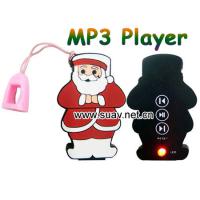 Large picture Christmas gift MP3 Player,mini Cartoon/Fun Santa