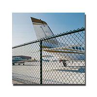 Large picture chainlink fence