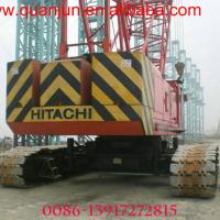 Large picture 150 ton used crawler crane HITACHI wirerope crane