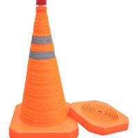 Large picture collapsibel safety cone