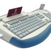 Large picture keyboard with smart card reader