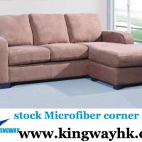 Large picture stock stocklot closeout Microfiber corner sofa