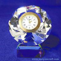 Large picture crystal clock