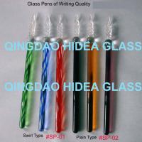 Large picture glass dip pen ,glass pen