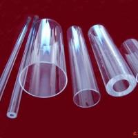 Large picture thick walled quartz tube