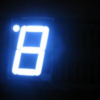 Large picture 7 Segment  Digit White LED Display 0.56 Anode