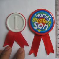 Large picture button badge pin