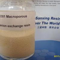 Large picture Macroporous styrene series weak base anion resin