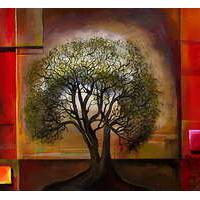 Large picture abstract oil painting