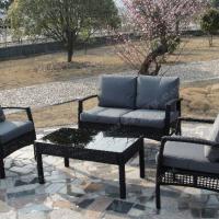 Large picture Outdoor Furniture 4pcs Chair Set with Coffe Table