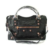 Large picture Balenciaga Import-lambskin handbag in black 0416