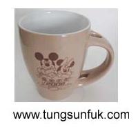 Large picture Ceramic colored mug with spoon