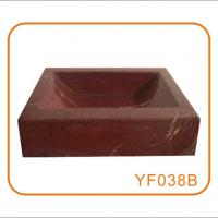 Cambered Surface Wanshan Red Marble Sinks