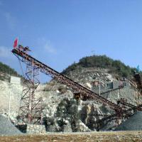 Large picture quarry and mine belt conveyor