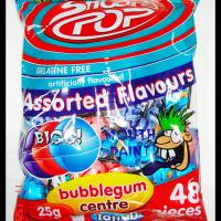 Large picture Bubble gum lollipop(mouth printing)