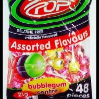 Large picture Bubble gum lollipop(4 Flavors)