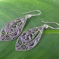 Large picture Sterling Silver Earring - Motif Bali
