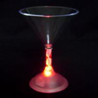 Large picture flashing martini glass