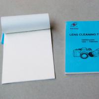 Large picture lens cleaning paper, lens cleaning tissue