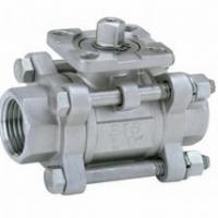 Large picture STAINLESS STEEL 3 PIECE MOUNTED PAD BALL VALVE