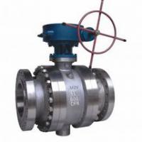 Large picture API CAST STEEL TRUNNION MOUNTED BALL VALVE