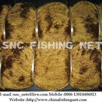 Polyester and nylon multifilament fishing net