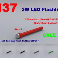 Large picture LED flashlight