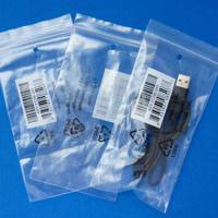 Large picture USB cable ziplock bags