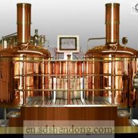 Large picture red copper beer equipment