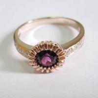 Large picture 14k rose gold ruby ring
