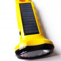 Large picture Portable solar powered led flashlight