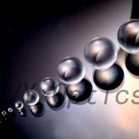 Large picture optical fused silica spherical ball lens