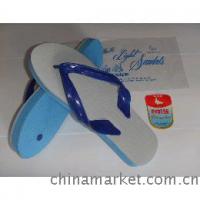 Large picture 2012 fashion plain PVC/PE slippers flip flops 2