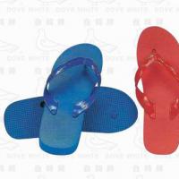 Large picture White Dove PVC/PE flip flop beach slipper 2